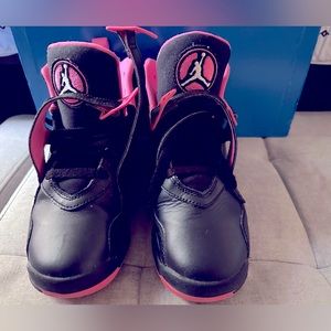 Black/Pink Jordan 8